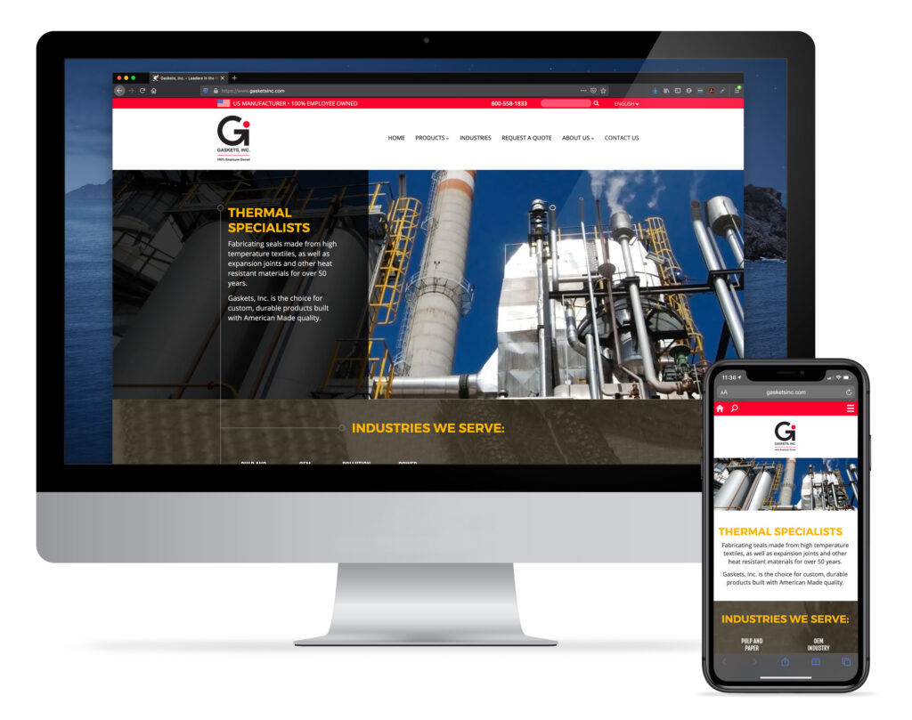 Gaskets, inc. website