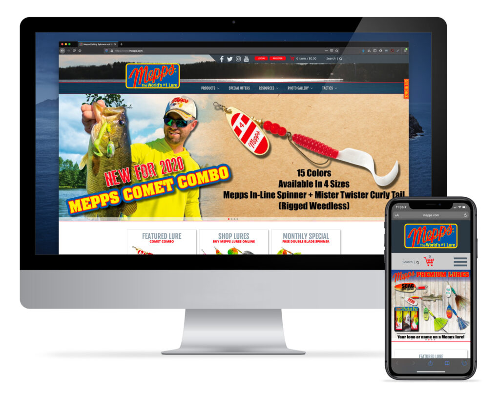 Mepps website