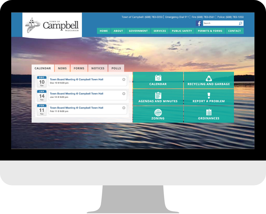 Town of Campbell website